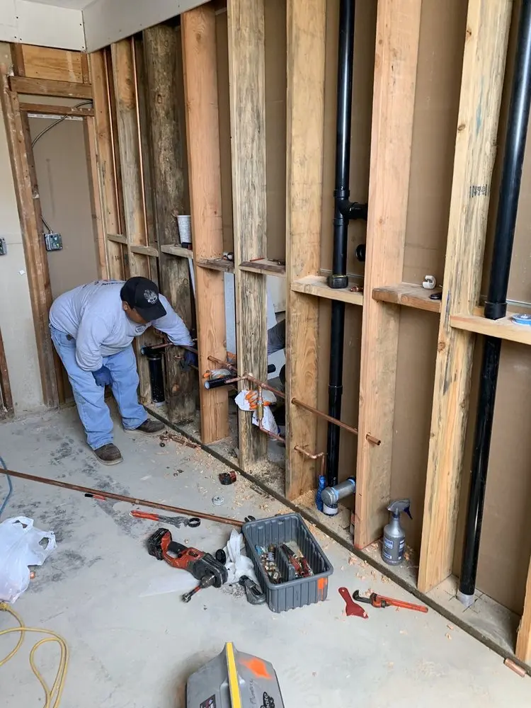 Commercial rough-in plumbing for Water Heater Replacement in Fort Hill